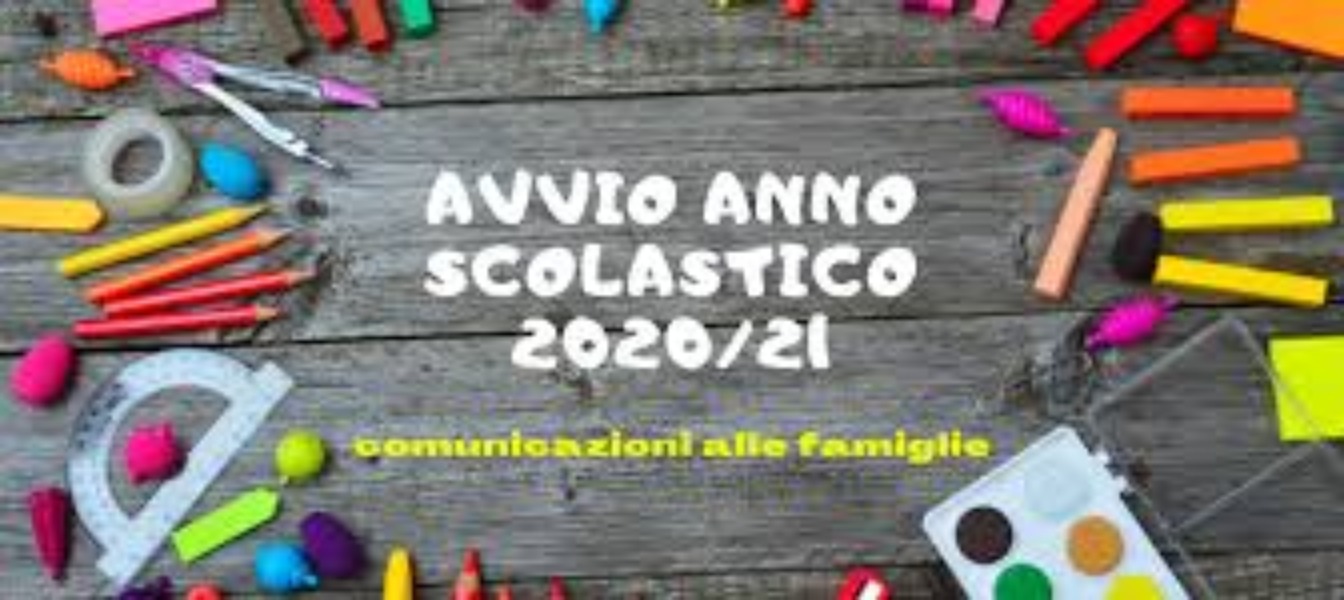 Comunicazione organizzazione anno scolastico